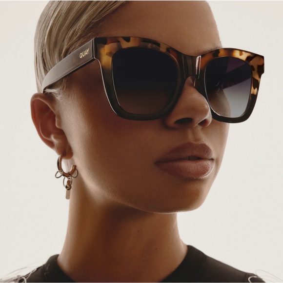 Quay AFTER HOURS tortoise fade Sunglasses NWT - Picture 1 of 5